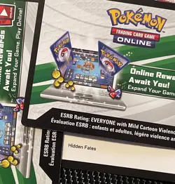 10 HIDDEN FATES- Pokemon TCG Online Code Cards - Unused - message delivery - Image 2