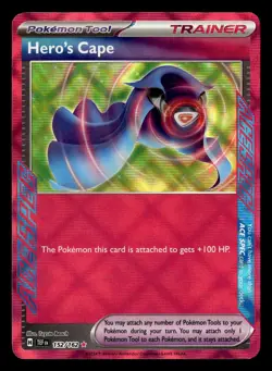 Hero's Cape 152/162 ACE SPEC Rare Temporal Forces Pokemon Card - Image 2