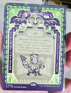 1x Field of the Dead ~~ Borderless (0006) NM-Mint, English Secret Lair MTG Magic - Image 1