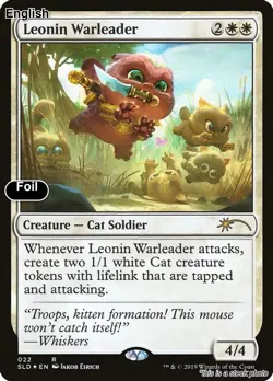 Leonin Warleader EN [SLD - 22] - NM [Foil] TCG MTG - Image 1