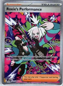 Roxie’s Performance Special Illustration Rare (SIR) Pokemon 121/086 Chaos Rising - Image 1