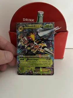 Mega Beedrill EX XY158 XY Black Star Promo Pokemon MP - Image 1