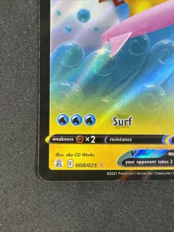 Surfing Pikachu V 008/025 Celebrations Holo Pokemon - Image 5