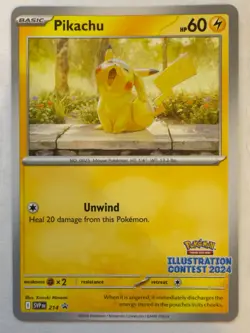 Pokemon Pikachu Illustration Contest 2024 Promo #214 - Image 1