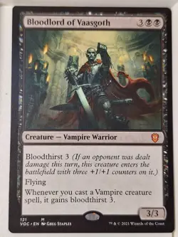 Bloodlord of Vaasgoth- Commander Innistrad: Crimson Vow- Magic the Gathering MTG - Image 1