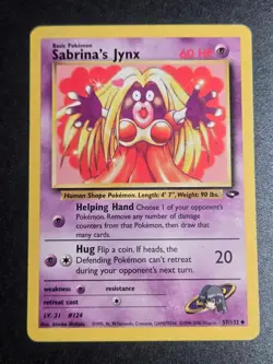Sabrina's Jynx 57/132 MP Gym Challenge Uncommon Pokemon Unlimited - Image 1
