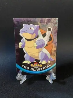 2000 Topps Chrome Holo Pokemon Series 1 No # 09 Blastoise - NM - Image 1
