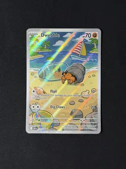 Dwebble - 129/086 - Illustration Rare - Pokemon Black Bolt - Holo - Image 1