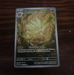 Pokemon TCG Ninetales 199/197 SV03 Obsidian Flames Hyper Rare Foil 120HP EN - Image 1