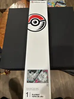 Pokemon Center Roaring Moon & Iron Valiant Playmat English TCG NEW | USA - Image 1