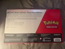 Pokemon White Flare Binder Collection And Unova Poster Collection Sealed - Image 2