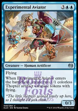 Experimental Aviator 4x FOIL KLD MTG Kaladesh Uncommon MINT blue - Image 1