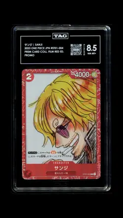 One Piece - Tag 8.5 - Sanji ST01-004 Film Red Edition Japanese US Seller - Image 1
