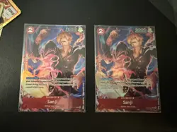 One Piece Romance Dawn Sanji OP01-013 Parallel Alternate Alt Art NM pre-errata - Image 1