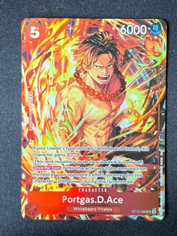 Portgas.D.Ace (ST15-005 SR) Promo ENGLISH - One Piece - Image 1