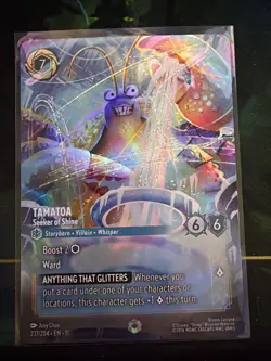 Disney Lorcana TCG Tamatoa Enchanted 237/204. Winterspell NM Pack Fresh - Image 3