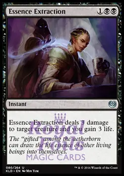 Essence Extraction 4x FOIL KLD MTG Kaladesh Uncommon NM black instant - Image 1