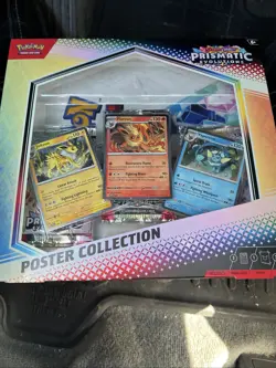Pokemon TCG Scarlet & Violet Prismatic Evolutions Poster Collection SEALED - Image 1