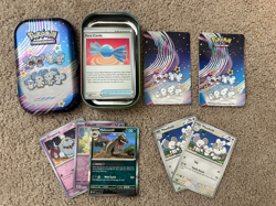 Nintendo: Pokemon Maushold Paldean Fates Mini Tin - SV: Paldean Fates (PAF) - Image 1