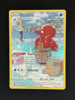 Pokemon TCG Octillery TG03/TG30 Brilliant Stars Trainer Gallery Ultra Rare B - Image 1