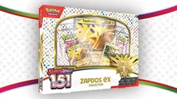 Pokemon TCG Scarlet & Violet 151 Zapdos EX Collection Box Factory Sealed New - Image 1