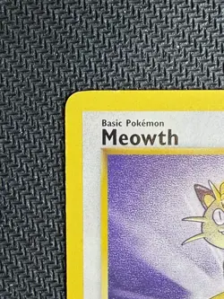 Pokemon Card Meowth 56/64 1st Edition 1999 VTG WOTC Wizard LP - Image 3
