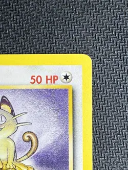 Pokemon Card Meowth 56/64 1st Edition 1999 VTG WOTC Wizard LP - Image 4