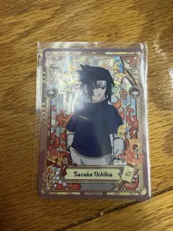 Sasuke Uchiha NRSA01-SP-002L5 Naruto Kayou Heavens Scroll English Card NM - Image 1