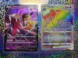 2022 Pokemon TCG Silver Tempest Rainbow Rare 200/195 Mawile VSTAR - Image 1