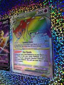 2022 Pokemon TCG Silver Tempest Rainbow Rare 200/195 Mawile VSTAR - Image 4