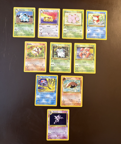 ITALIAN Pokemon 14-card Lot First Edition Jungle / Unlimited Fossil Holo Haunter - Image 1