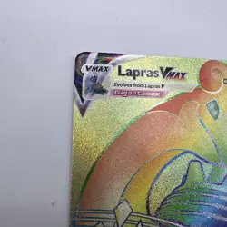 Lapras VMAX Rainbow Secret Rare Pokemon Sword And Shield 203/202 Mint Card! - Image 2