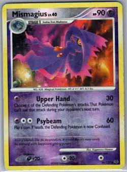 Mismagius 55/127 Reverse Holo - Platinum - Pokemon Card - LP - Image 1