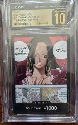 DON!! Card (Boa Hancock) (Double Pack Set Vol. 4) 500 Years in the Future Foil - Image 1