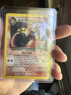 Pokemon Dark Charizard Holo Rare TCG Card 4/82 HP - Image 1