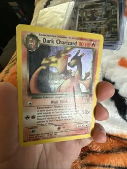 Pokemon Dark Charizard Holo Rare TCG Card 4/82 HP - Image 5