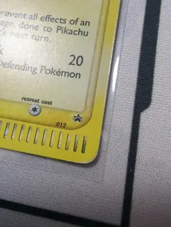 PIKACHU #12 Nintendo BLACK STAR PROMO Holo 2003 E-reader Card - Image 2