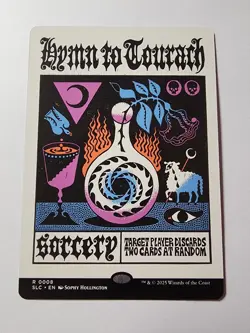 Hymn To Tourach, NON-FOIL - Secret Lair Encyclopedia of Magic A-Z MTG NM Card - Image 1