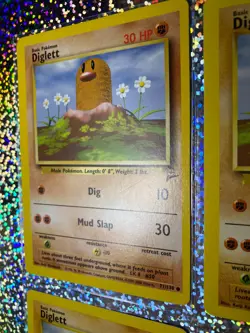 2000 Pokemon TCG Base Set 2 Regular Non-Holo 71/130 Diglett (x4) - Image 5