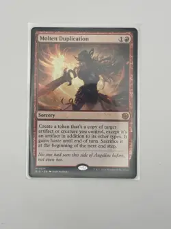Molten Duplication Outlaws of Thunder Junction Regular MTG NM 14 - Image 1