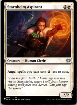 Starnheim Aspirant 380 Uncommon Kaldheim Magic: The Gathering Lightly Played - Image 1