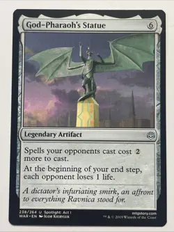 God-Pharaoh's Statue NM War of the Spark MTG FREE SHIPPING - Image 1