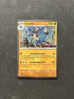 Pokemon TCG Lucario 114/198 Stamped! NM Condition! See Description! - Image 1