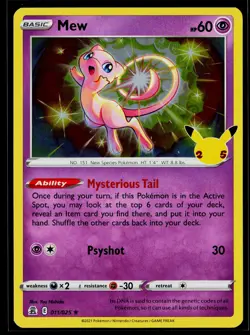 Pokemon Celebrations #011/025 Mew - Image 1