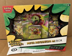 Ascended Heroes Mega Meganium Ex Box Pokemon TCG Mega Evolutions Sealed New - Image 2