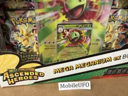 Ascended Heroes Mega Meganium Ex Box Pokemon TCG Mega Evolutions Sealed New - Image 3