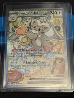 Pokemon TCG Cinccino ex 119/086 Chaos Rising SIR PACK FRESH - Image 1