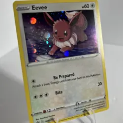 Eevee SWSH127 Sword & Shield Black Star Promo Cosmos Holo Pokemon TCG - Image 2