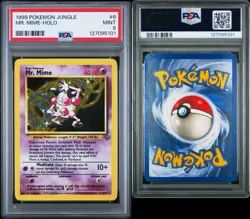 1999 Pokemon Jungle Mr. Mime Holo Rare 6/64 PSA 9 Unlimited WOTC - Image 3