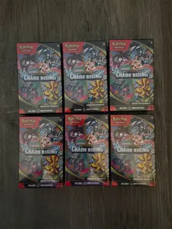 Pokemon TCG ‘Chaos Rising’ Booster Bundle Factory Sealed x 6 🔥📦 - Image 1